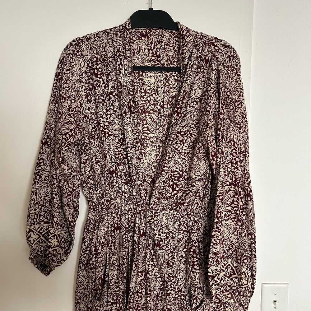 Bohemian Print Long Sleeve Kimono